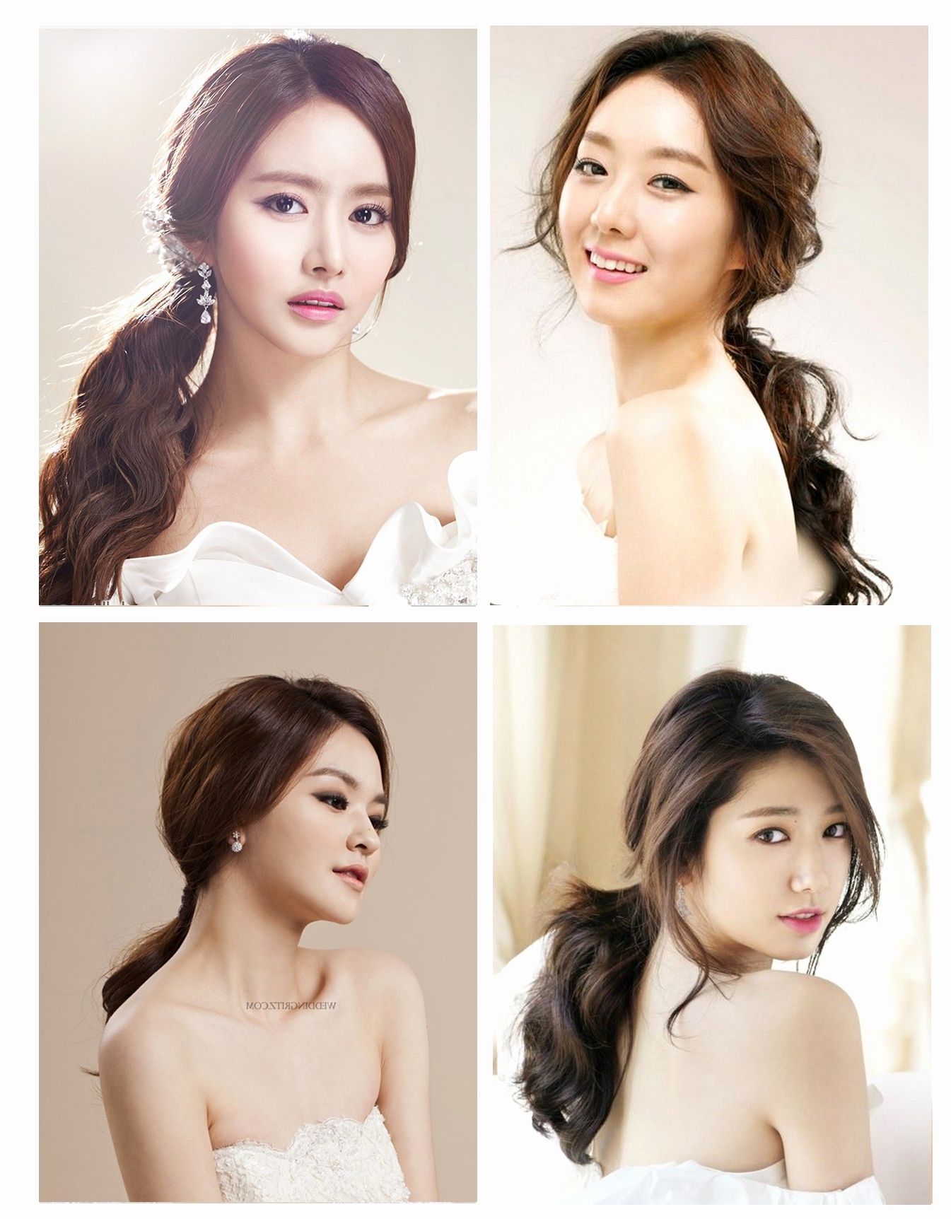 Korean Wedding Hairstyle Sensational Wedding – Page 3 – Paulstylist Regarding Fashionable Korean Wedding Hairstyles (View 7 of 15)