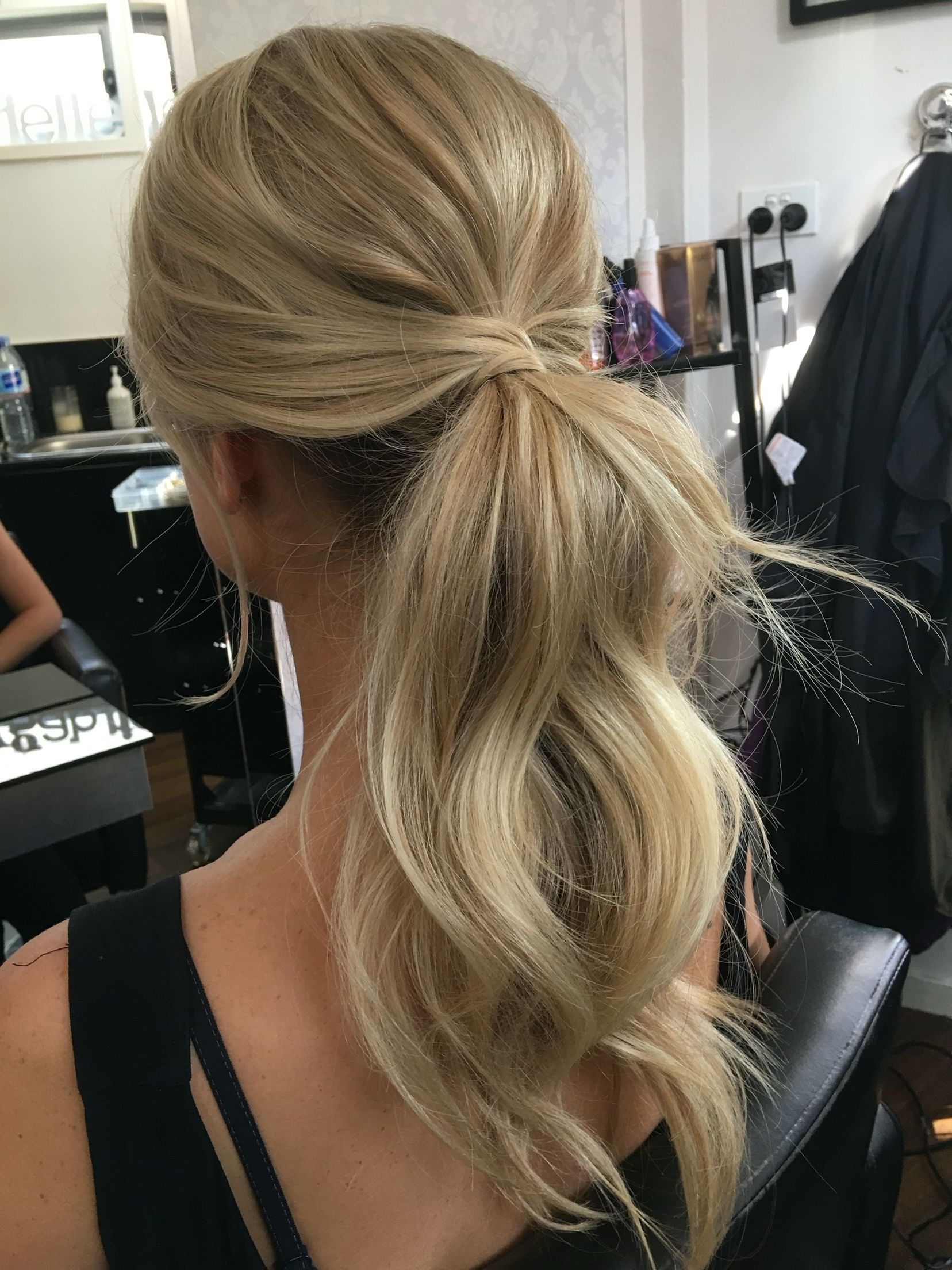 Messy Ponytail, Bridal Hair And Regarding 2017 Wedding Hairstyles With Ponytail (View 2 of 15)