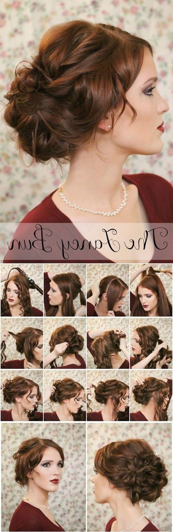 Most Current Easy Bridesmaid Hairstyles For Medium Length Hair Within 20 Diy Wedding Hairstyles With Tutorials To Try On Your Own (View 11 of 15)