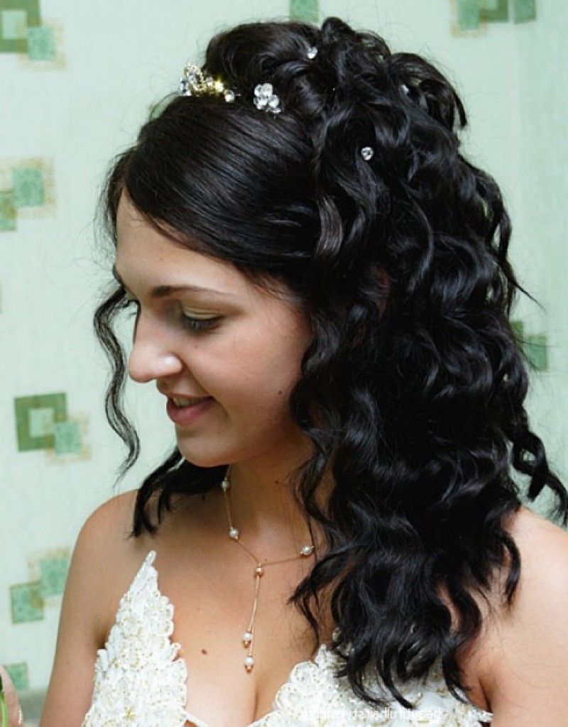 Most Recent Wedding Hairstyles For Open Hair With Regard To Open Hairstyle For Indian Wedding – Hollywood Official (View 9 of 15)