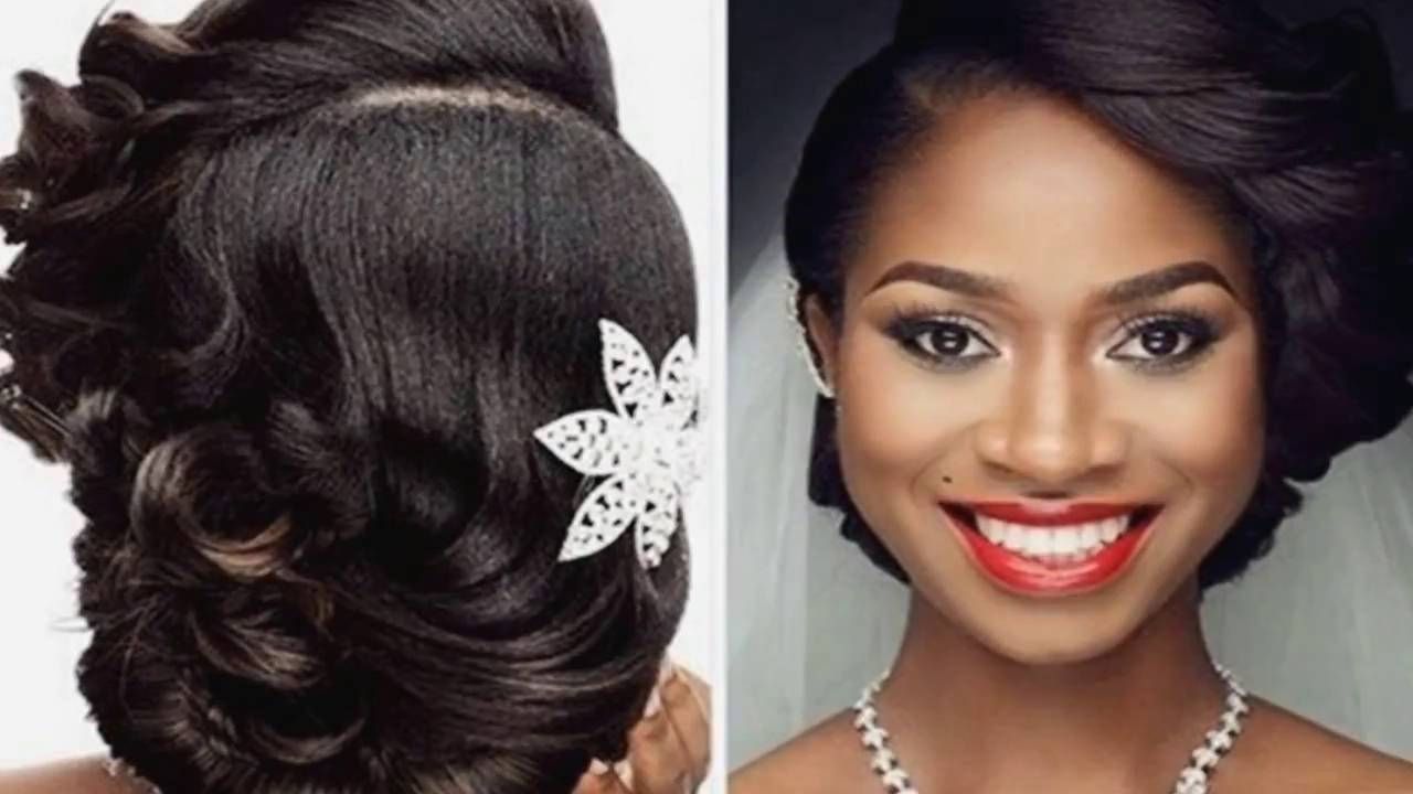 Most Recently Released Black Wedding Hairstyles Regarding Black Wedding Hairstyles – Youtube (View 12 of 15)