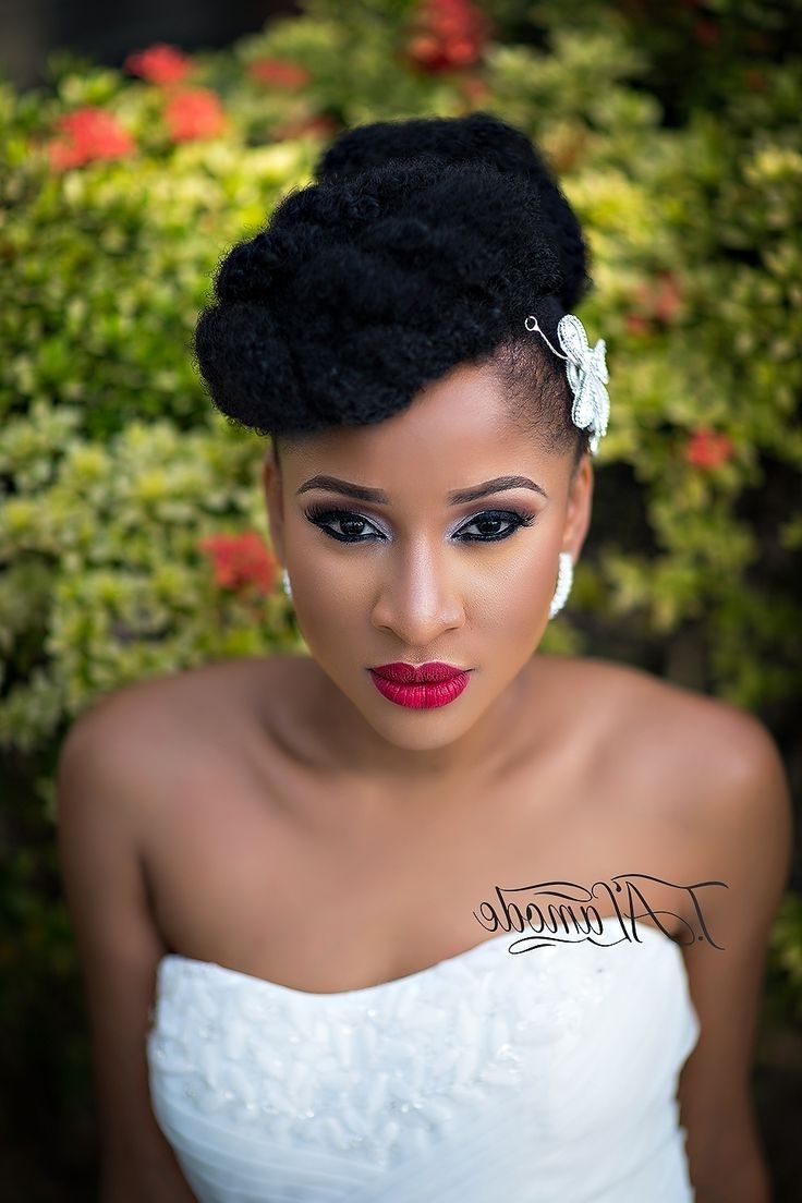 Most Recently Released Bridal Hairstyles For Short Afro Hair Regarding 28 Best Natural Hair Bridal Inspiration Images On Pinterest (View 7 of 15)