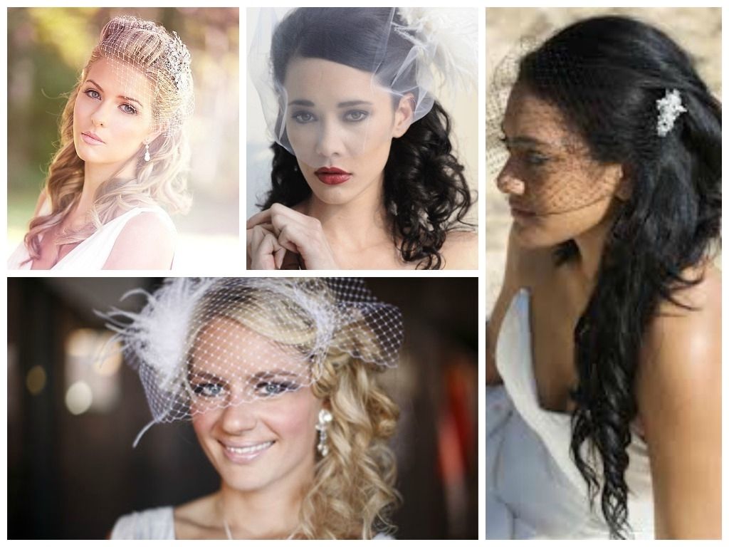 Most Up To Date Wedding Hairstyles For Long Hair With Birdcage Veil In Wedding Hairstyles With A Birdcage Veil – Hair World Magazine (View 1 of 15)