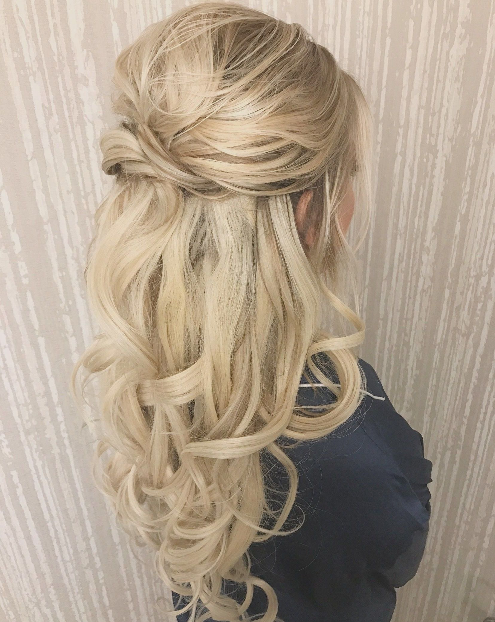 Most Up To Date Wedding Half Up Hairstyles For Medium Length Hair With Regard To Amazing Best Of Half Up Down Wedding Hairstyles For Medium Length (View 12 of 15)