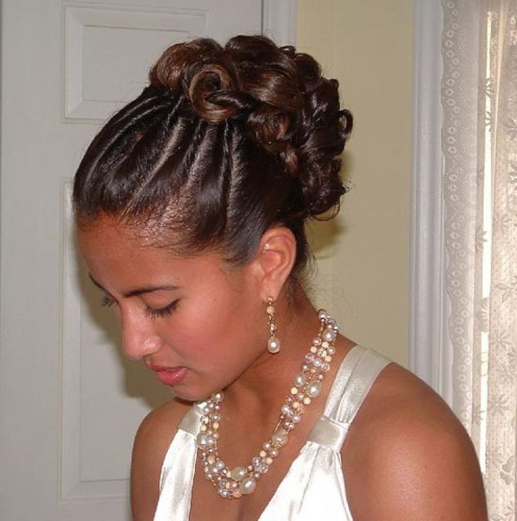 Newest Bridesmaid Hairstyles For Short Black Hair In Popular Braided Hairstyles For Black Women (View 6 of 15)