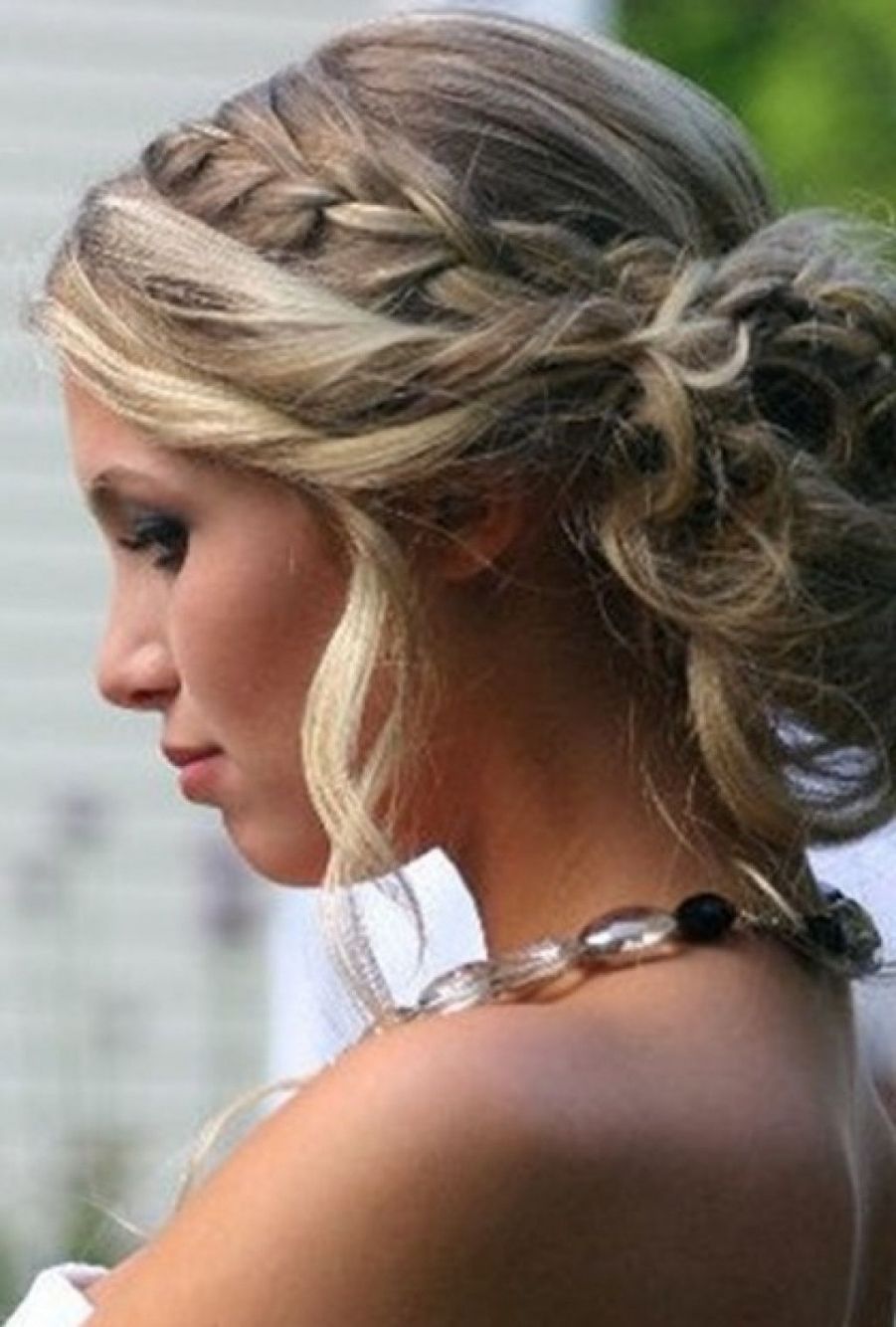Photo: Prom Hairstyles Tumblr Thick Shoulder Length Hair Wedding With Well Known Wedding Hairstyles For Shoulder Length Thick Hair (View 1 of 15)
