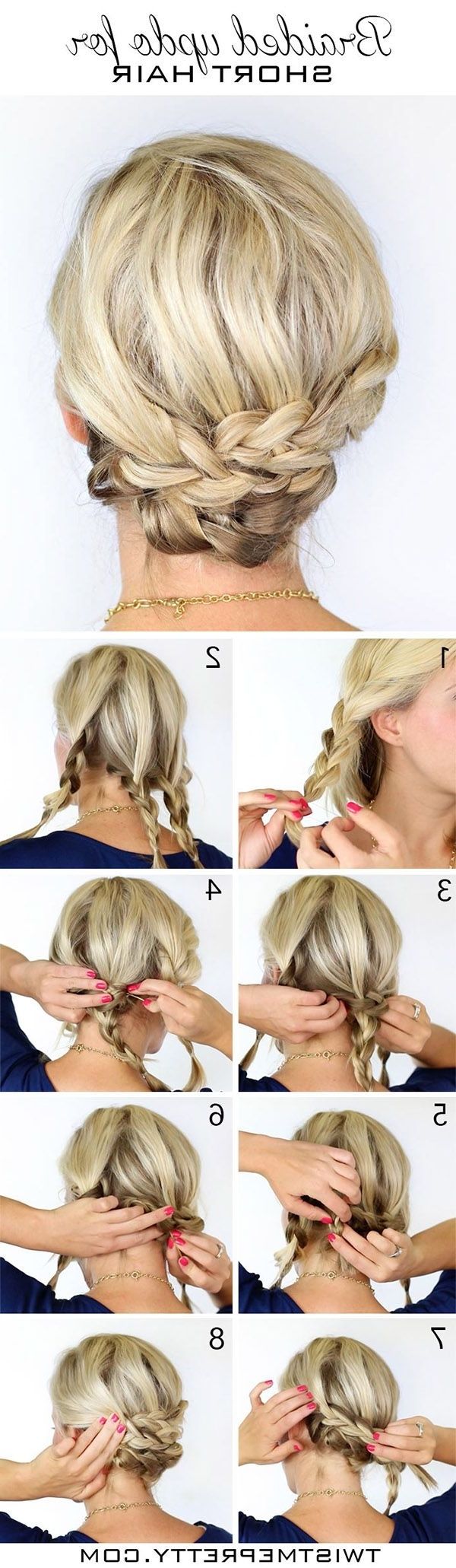 Popular Casual Wedding Hairstyles For Short Hair Throughout 75 Best Bridal Hair Images On Pinterest (View 12 of 15)