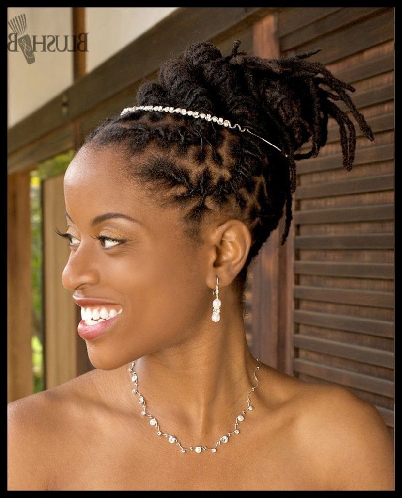 Popular Wedding Hairstyles With Dreads Intended For Inspiring Black Dreadlocks Updo For Wedding And Picture African (View 3 of 15)