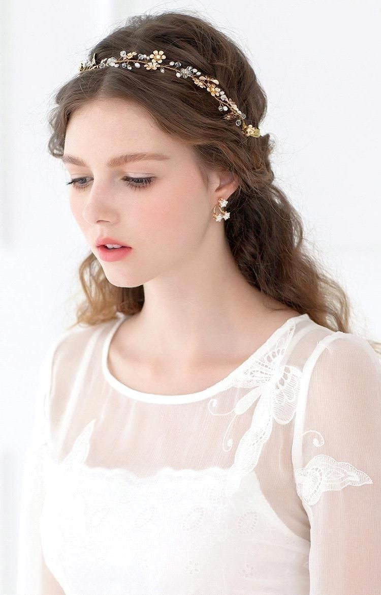 Preferred Romantic Vintage Wedding Hairstyles Pertaining To 34 Romantic Wedding Hairstyles Ideas You Love To Try (View 1 of 15)