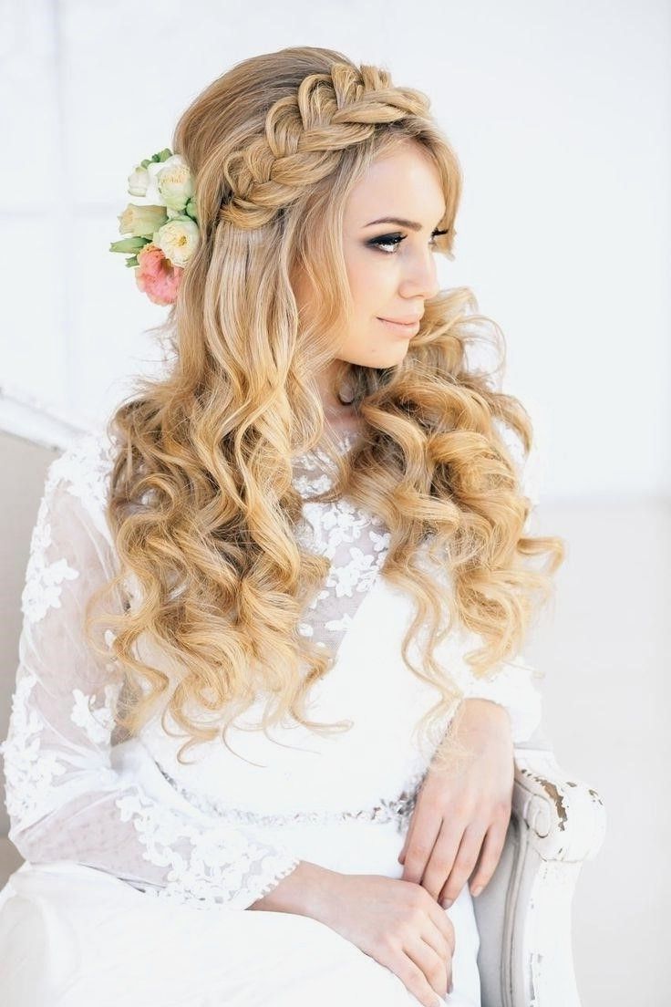 Recent Elegant Wedding Hairstyles For Medium Length Hair Regarding Wedding Hairstyles : Simple Wedding Hairstyles For Medium Length (View 9 of 15)