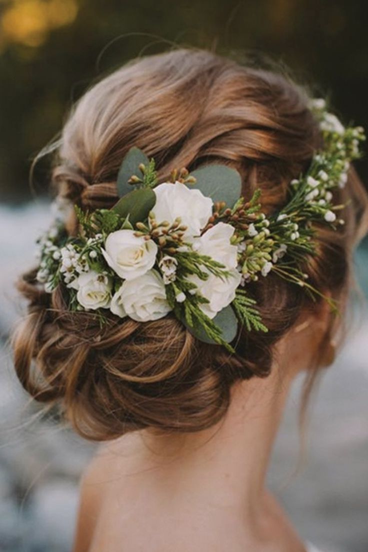 Recent Wedding Hairstyles For Bride And Bridesmaids With 579 Best Wedding Hairstyles Images On Pinterest (View 13 of 15)