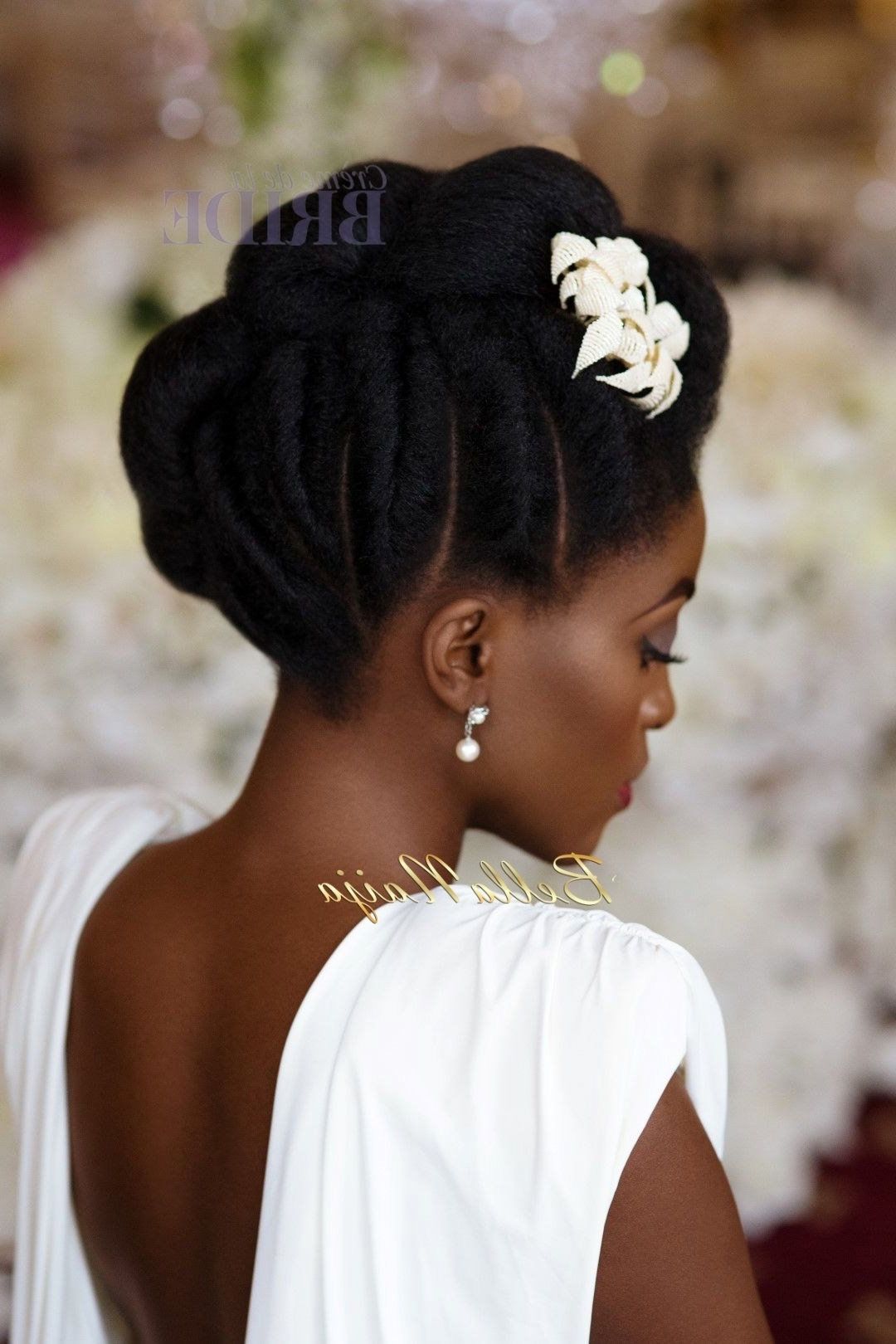 Short Natural Hair Foreddings Curly Bride Coloredding Styles Images Within 2018 Bridal Hairstyles For Short Afro Hair (View 15 of 15)