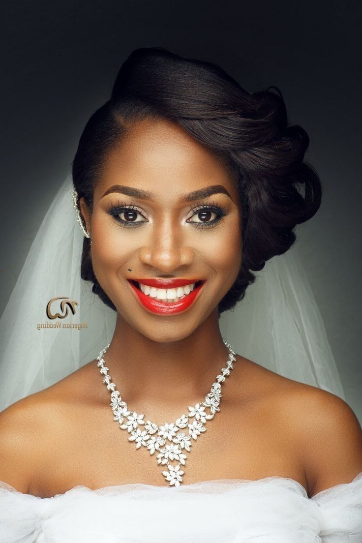 The 13 Best Black Wedding Hairstyles Images On Pinterest (View 15 of 15)