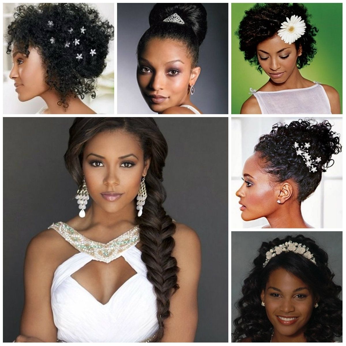 Trendy Wedding Hairstyles For African Bridesmaids For Photo: Wedding Hairstyles For Black Women Bridesmaids Hairstyles For (View 11 of 15)