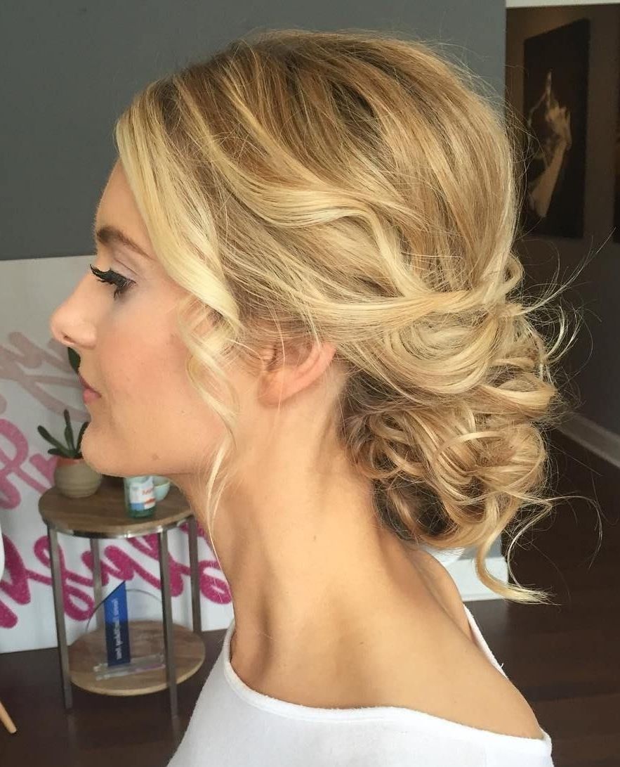 Wavy Blonde Updo For Thin Hair (thin Hair) (View 8 of 15)
