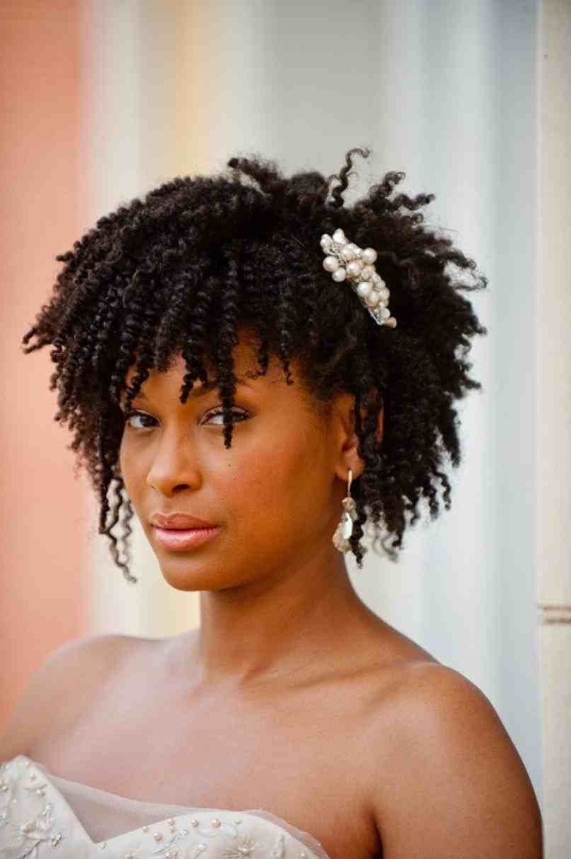 Wedding Hairstyles For Black Natural Curly Hair Wedding Hairstyles With Regard To Most Up To Date Wedding Hairstyles For Natural Short Hair (View 12 of 15)
