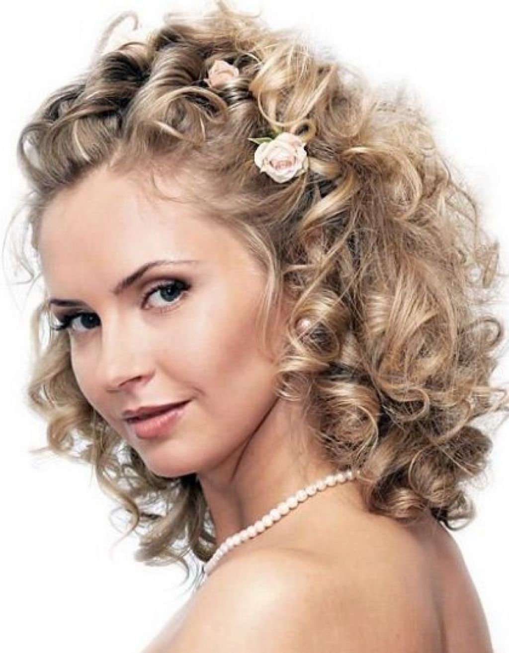 Well Known Bridal Hairstyles For Short To Medium Length Hair Inside Cute Updo Hairstyles For Short Curly Hair Styles Wedding Naturally (View 11 of 15)