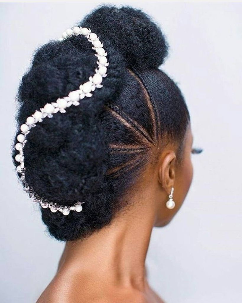 Well Known Wedding Hairstyles For Natural Hair Regarding Wedding Hairstyles For Natural Hair (View 5 of 15)