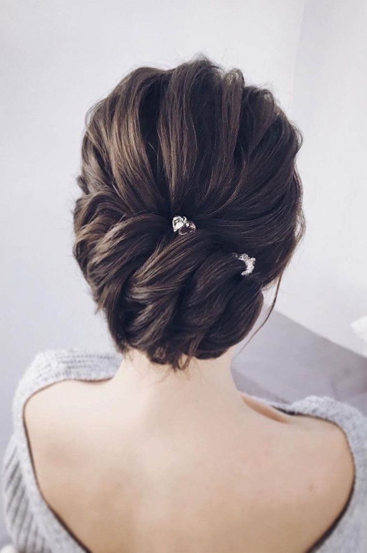 Well Liked Romantic Bridal Hairstyles For Medium Length Hair With Regard To The Most Romantic Bridal Updos Wedding Hairstyles (View 8 of 15)