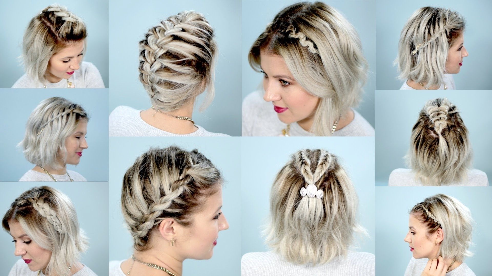 10 Easy Braids For Short Hair Tutorial (View 1 of 15)
