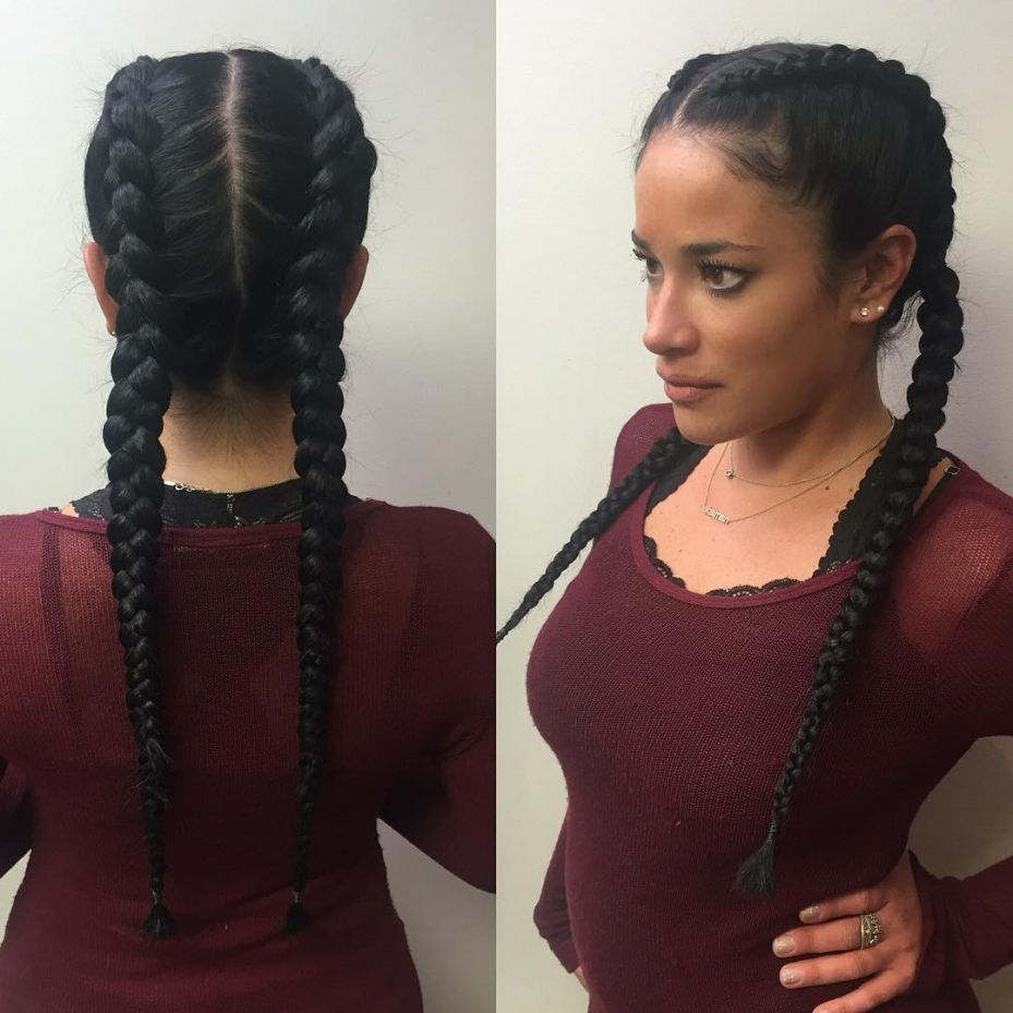 20 Two Braids Hairstyle Ideas Designs Easy Of 2 Braid Hairstyles With Most Recently Released Braided Hairstyles With Two Braids (View 5 of 15)