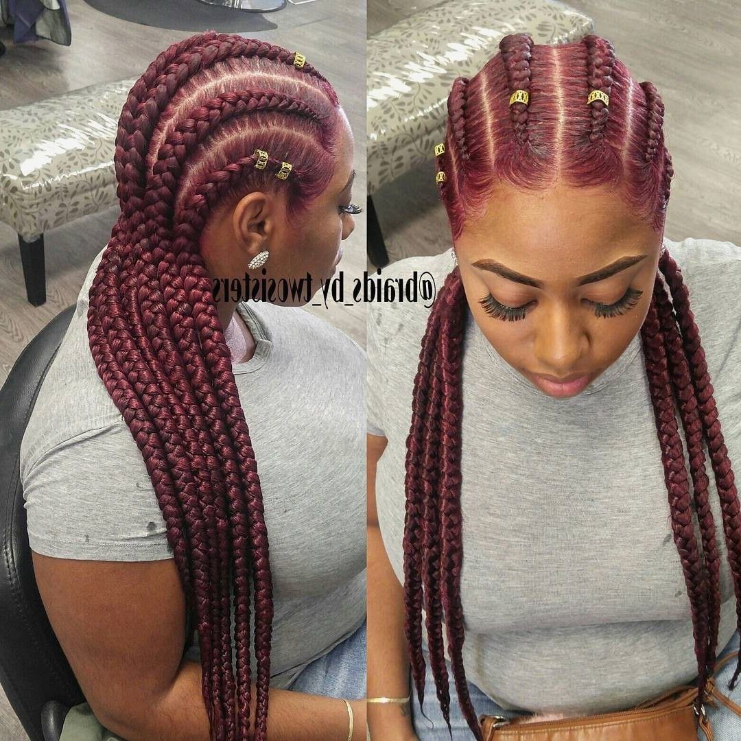 2017 Straight Back Braided Hairstyles In Braiding Hairstyle Straight Back Braid Hairstyles : New Straight (View 4 of 15)
