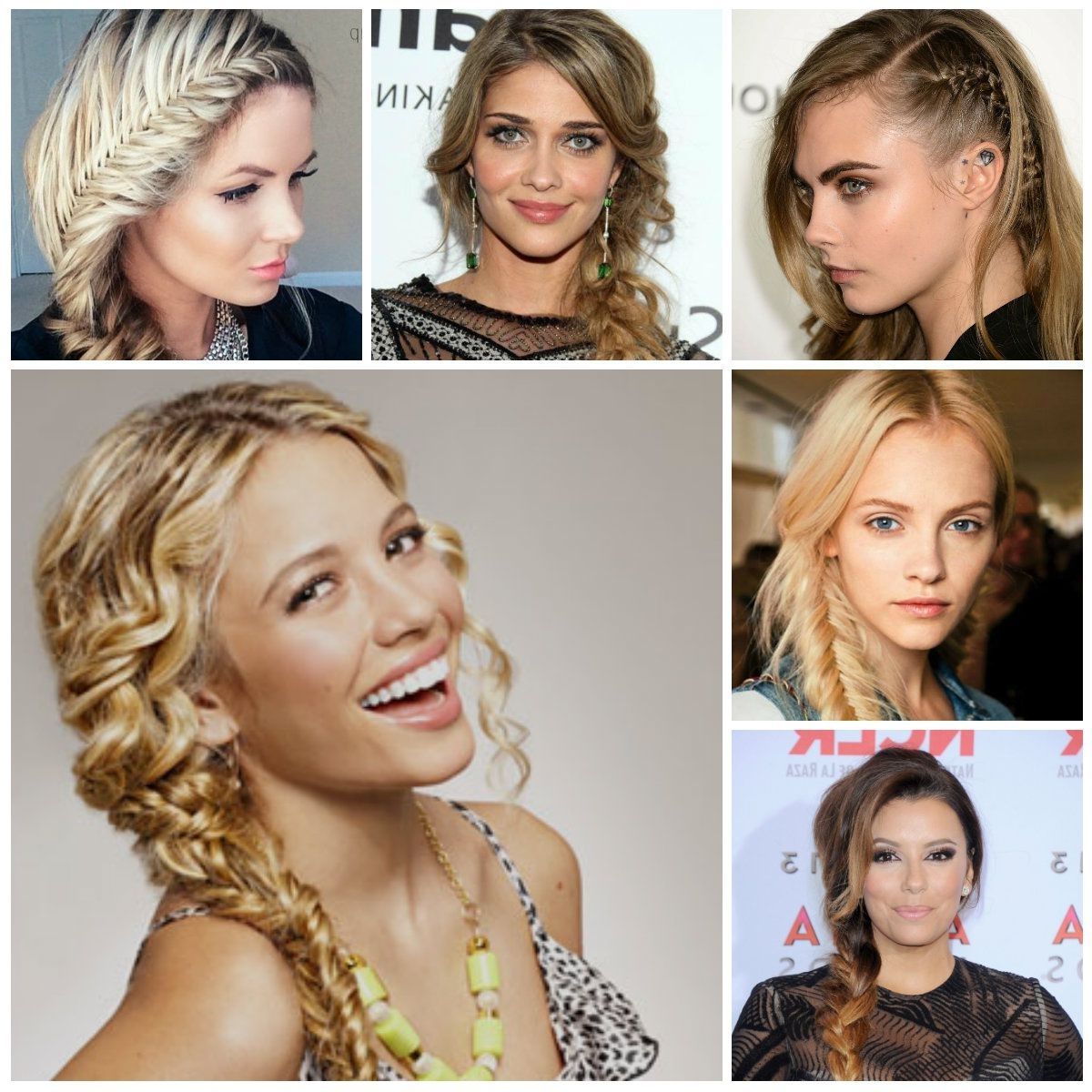 2018 Braided Hairstyles To The Side In Astonishing Est Side Braid Hairstyles For Long Hair New Haircuts To (View 15 of 15)