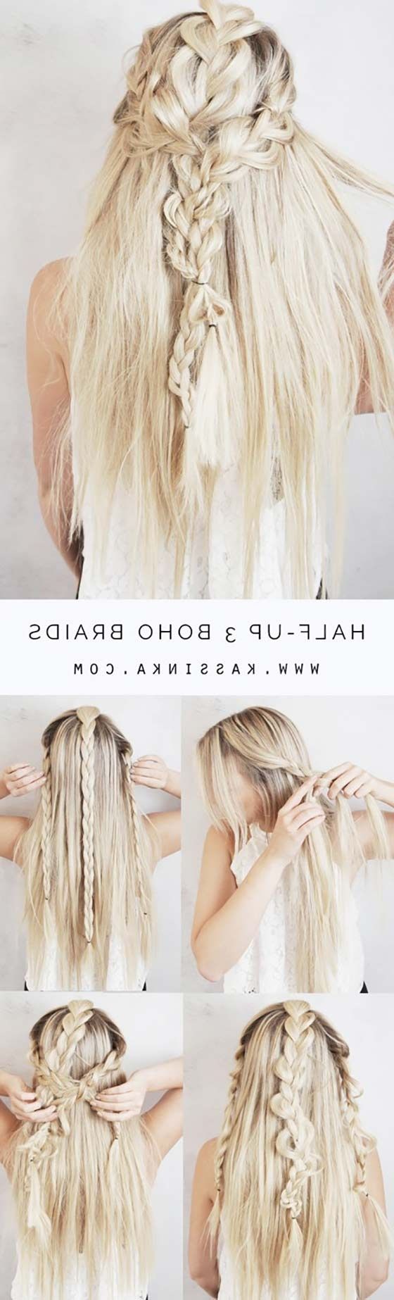 40 Braided Hairstyles For Long Hair With 2017 Boho Braided Hairstyles (View 13 of 15)