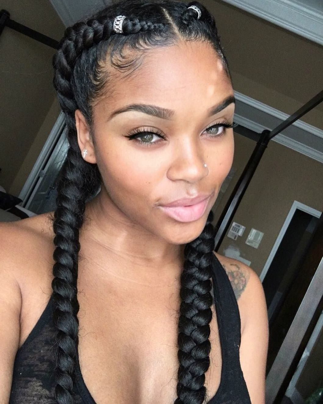 4,243 Likes, 123 Comments – Ebony Jones Avery (@riskybizness23) On Pertaining To Most Current Ebony Braided Hairstyles (View 11 of 15)