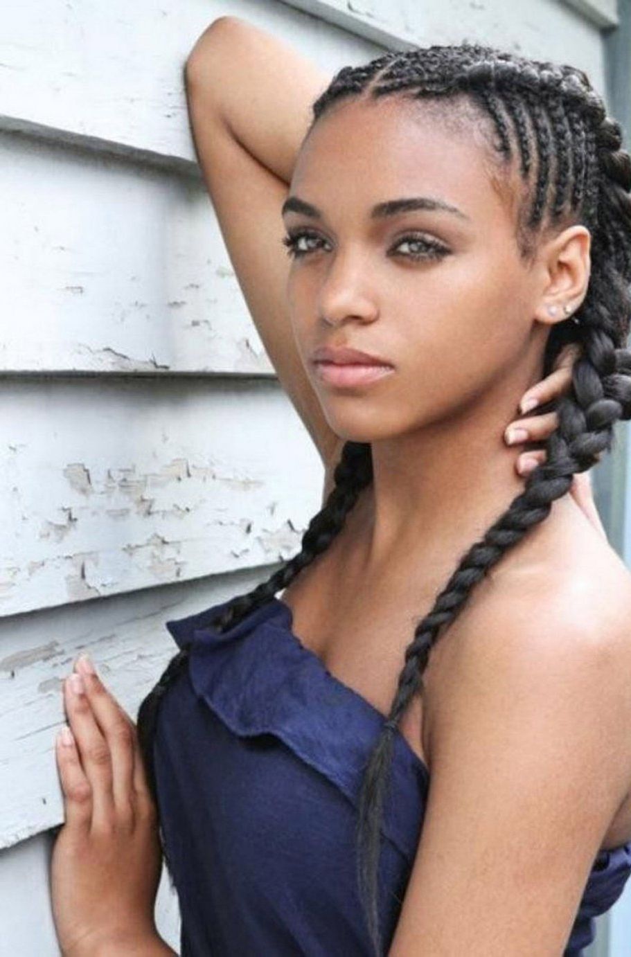 Braid Hairstyles Black Girl – Hairstyle Foк Women & Man Intended For Inside Favorite Braided Hairstyles With Two Braids (View 15 of 15)