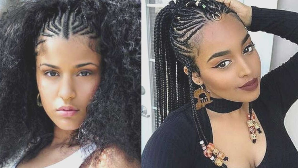 Braid Hairstyles Black Hair 2018 Braided Hairstyle Ideas For Black Throughout Favorite Braided Hairstyles For Black Woman (View 11 of 15)