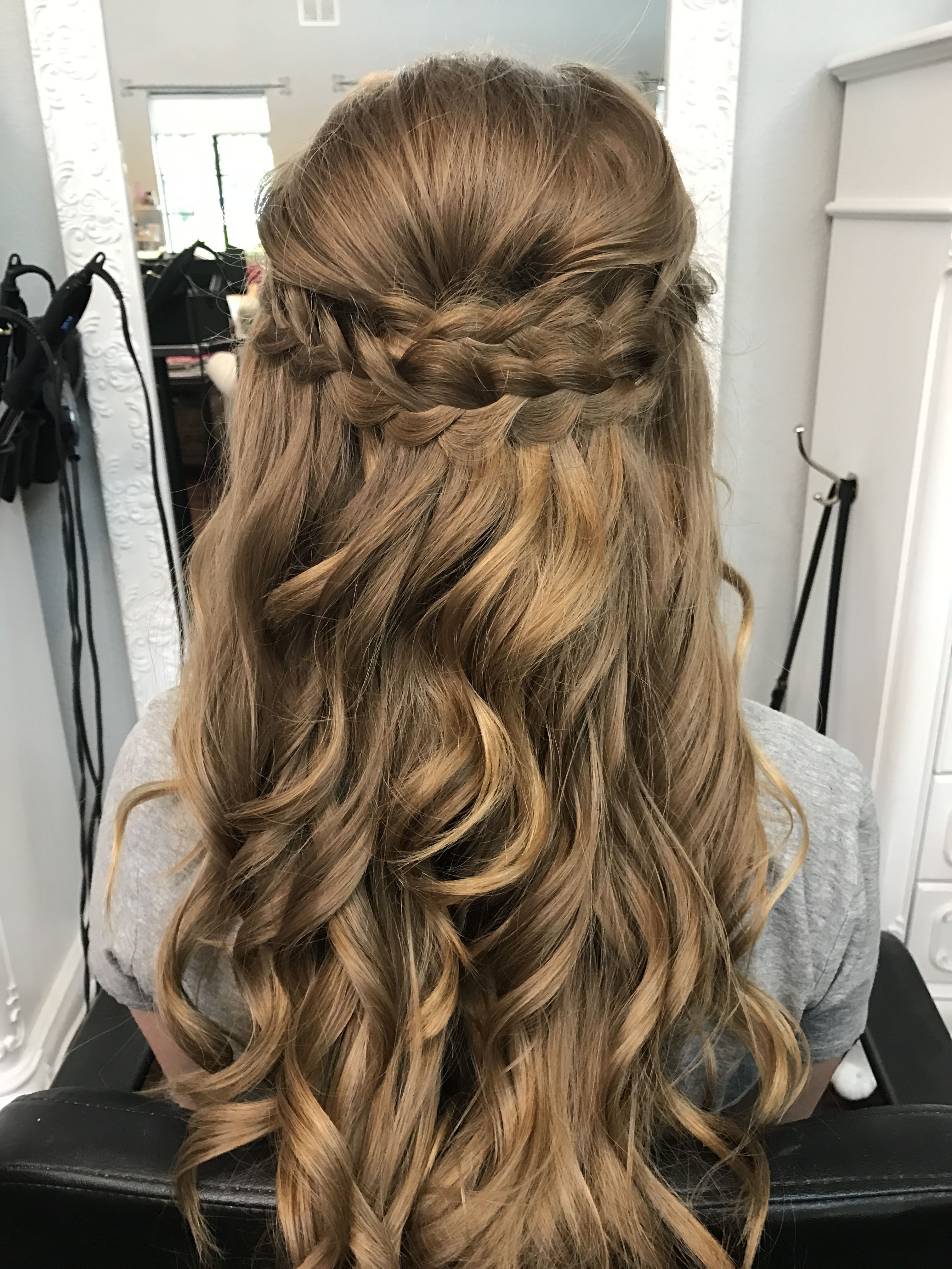Braided Half Up Half Down Prom Hair (View 9 of 15)