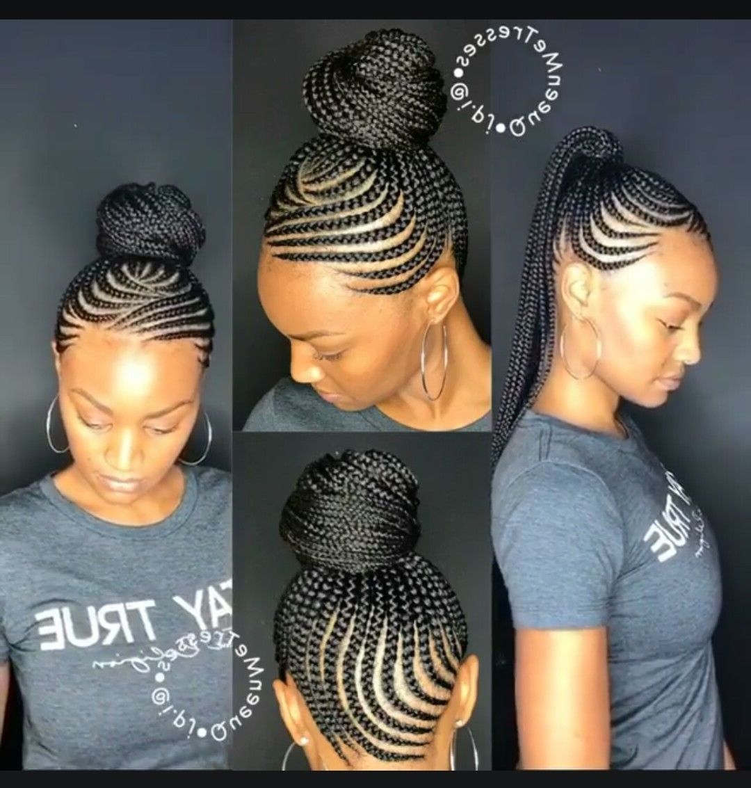 Braided Ponytail Hairstyles For Black Hair Into Fabulous Hair Within Most Recent Black Braided Ponytail Hairstyles (View 6 of 15)