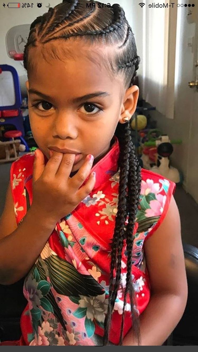 15 Collection of Braided Hairstyles for Little Black Girls