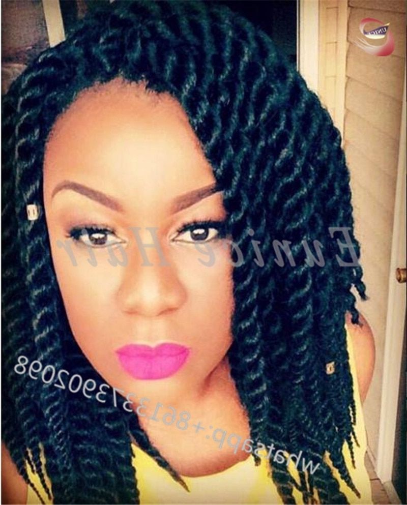 Curly Crochet Senegalese Synthetic Fake Hair Braid Hair Extensions With Regard To Preferred Braided Hairstyles With Fake Hair (View 6 of 15)