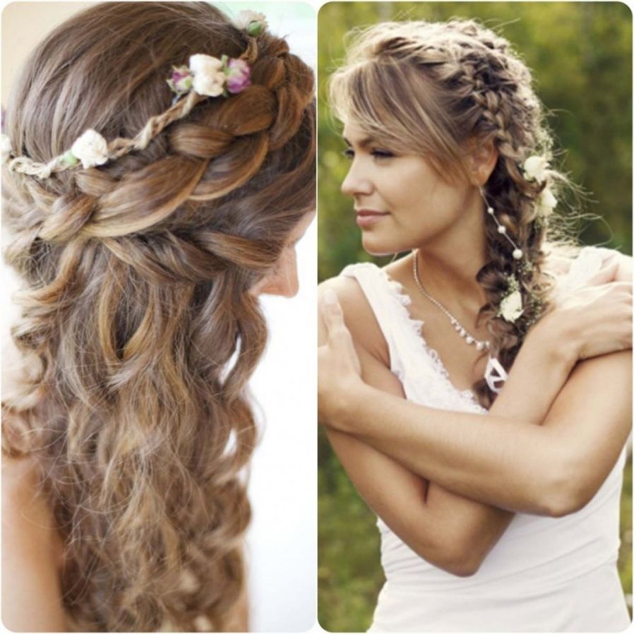 Curly Side Braid Hairstyles 20 Braided Hairstyles For Wedding In For Favorite Braided Hairstyles To The Side (View 9 of 15)