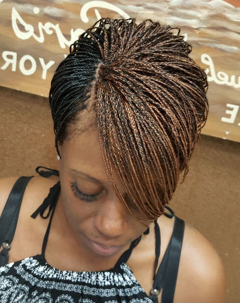 Dope Braided Pixie Via @braidsbytasha – Http://community With Regard To Most Current Braided Hairstyles For Dark Hair (View 10 of 15)