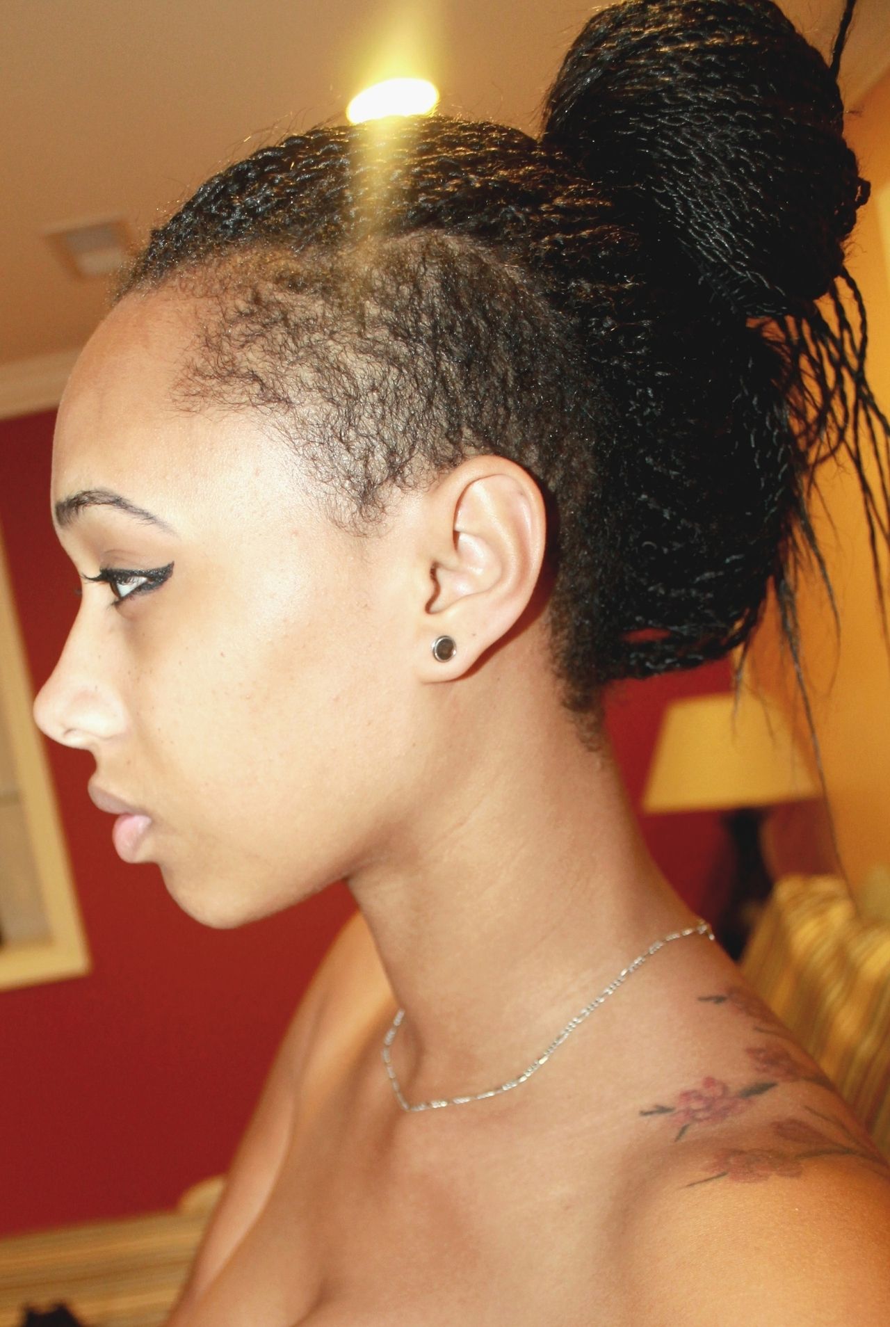Fair Braided Hairstyles With Shaved Sides With I Love Box Braids Within Popular Braided Hairstyles With Shaved Sides (View 13 of 15)
