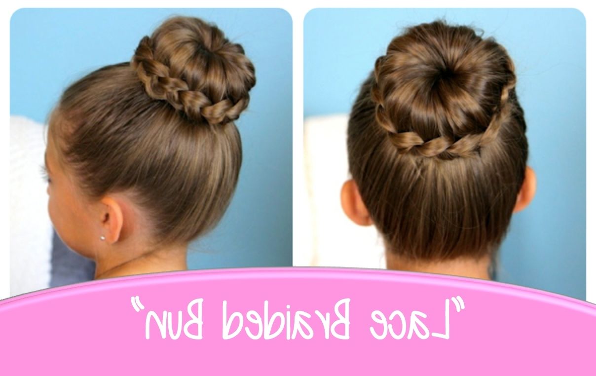 Fashionable Braided Hairstyles Up Into A Bun Throughout Lace Braided Bun (View 7 of 15)