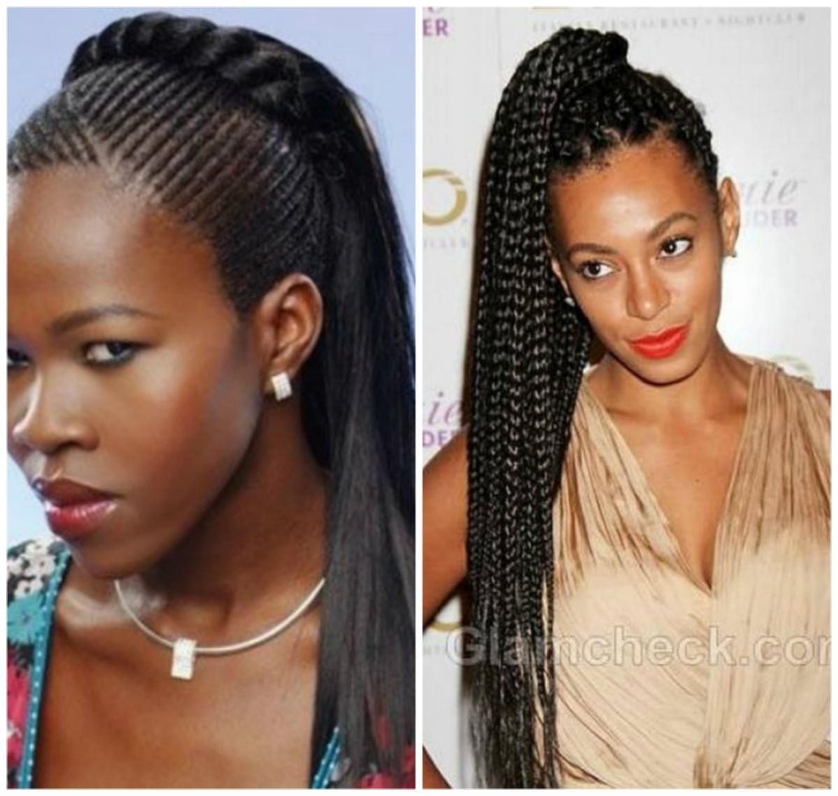 French Braid Ponytail For Black Hair African American Braided High Pertaining To Best And Newest Ponytail Braided Hairstyles (View 14 of 15)