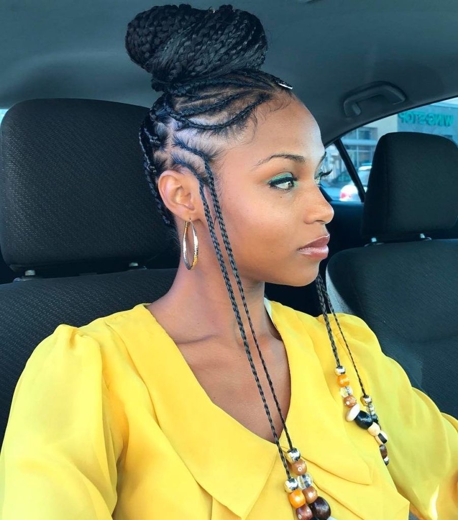 Get Ready For Summer With These Looks! Click For The Top 10 Summer In Most Up To Date Braided Hairstyles For Black Woman (View 4 of 15)