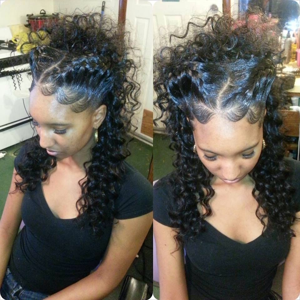 Goddess Braid Updo, Nice Even If U Have A Weave With A Part In The Pertaining To Newest Braided Updo Hairstyles With Weave (View 4 of 15)