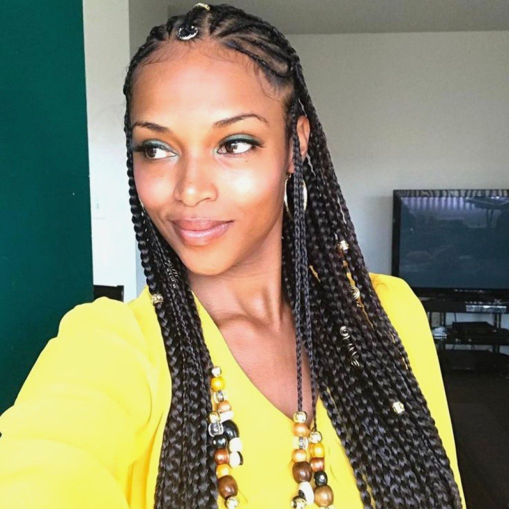 Incredible Braid Hairstyles View African For A Round Face Of Within Famous Braided Hairstyles For Round Face (View 8 of 15)