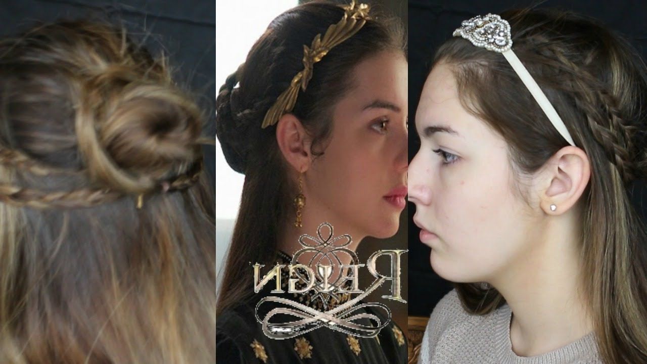 Latest Reign Braided Hairstyles Regarding Mary Queen Of Scots Inspired Hair Tutorial "reign' – Youtube (View 5 of 15)