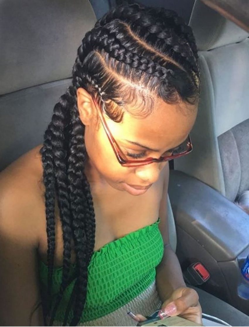 Most Popular Cornrows Braided Hairstyles Pertaining To 20 Best African American Braided Hairstyles For Women 2017  (View 5 of 15)