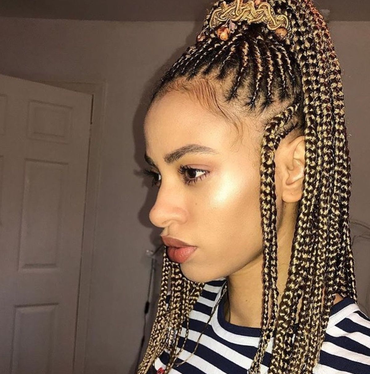 Most Recent Queen Braided Hairstyles Within Braided Hairstyle New Follow The Queen For More Poppin Pins (View 2 of 15)