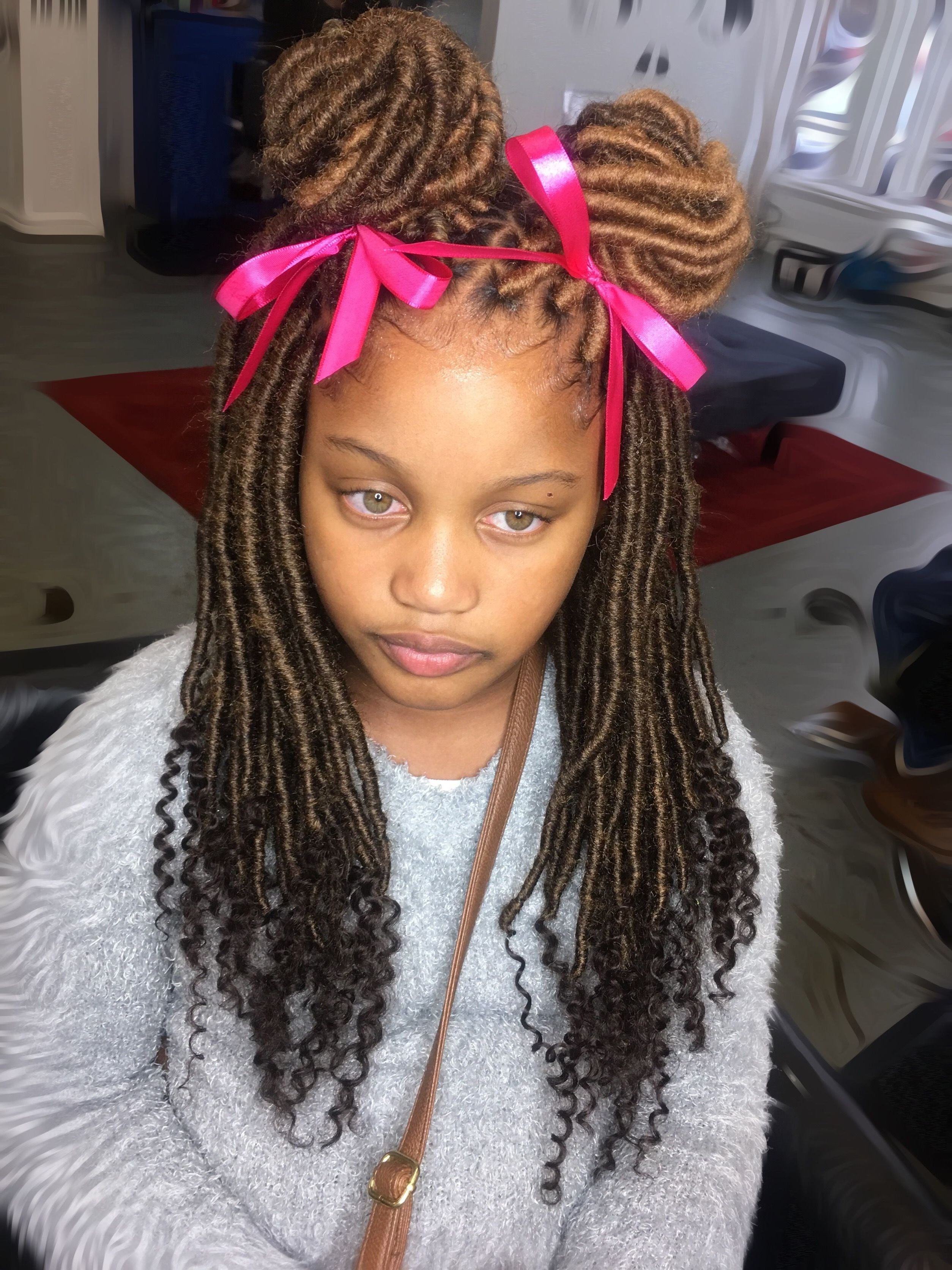 Most Recently Released Braided Cornrows Loc Hairstyles For Women With Regard To Here's How You Can Install Super Long Goddess Faux Locs On Any Hair (View 3 of 15)