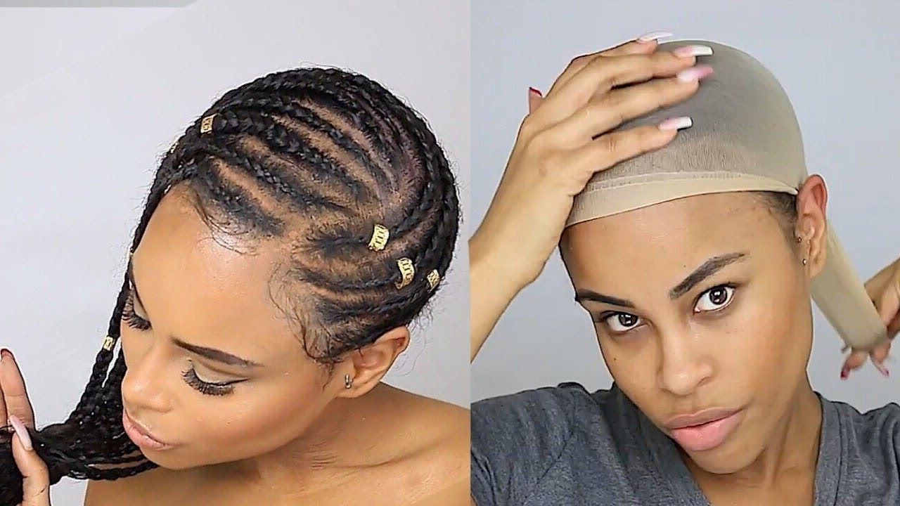 Natural Hair Wig Transformation Ft Choc Pertaining To Most Popular Lemonade Braided Hairstyles (View 6 of 15)