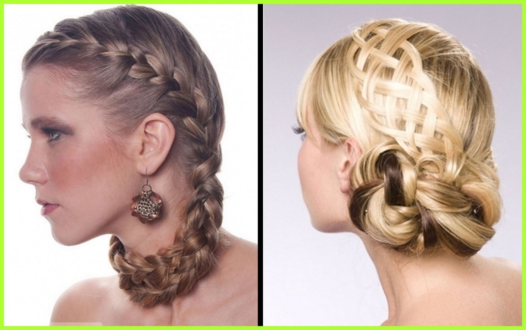 Newest Braided Evening Hairstyles Within Awesome Braided Updo Hairstyles Hair Salon Formal For Women Medium (View 9 of 15)