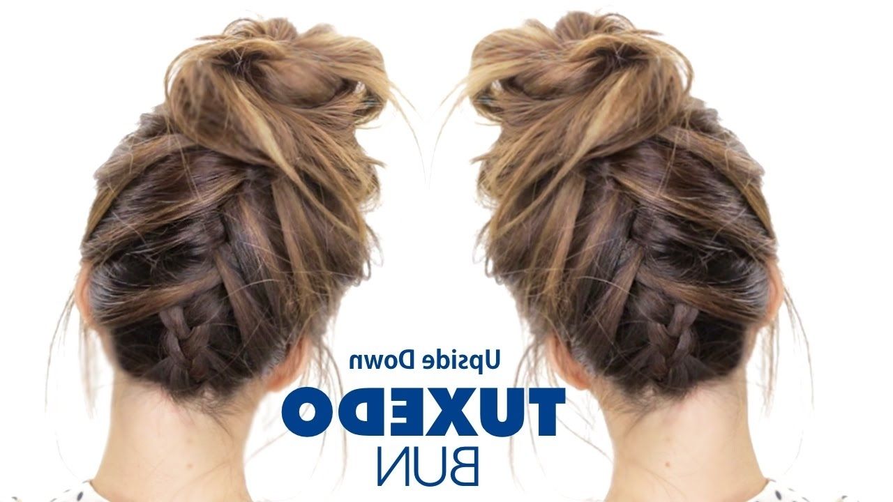 Popular Braided Layered Hairstyles Inside Tuxedo Braid Bun Hairstyle ☆ French Braid Hairstyles – Youtube (View 7 of 15)
